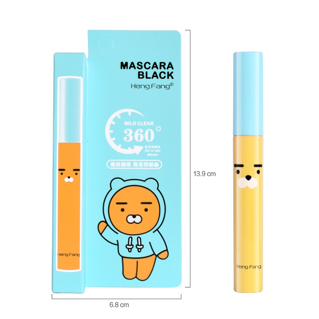 Mascara uốn cong làm dài lông mi chất màu không thấm nước thương hiệu HENGFANG #H6208 | BigBuy360 - bigbuy360.vn