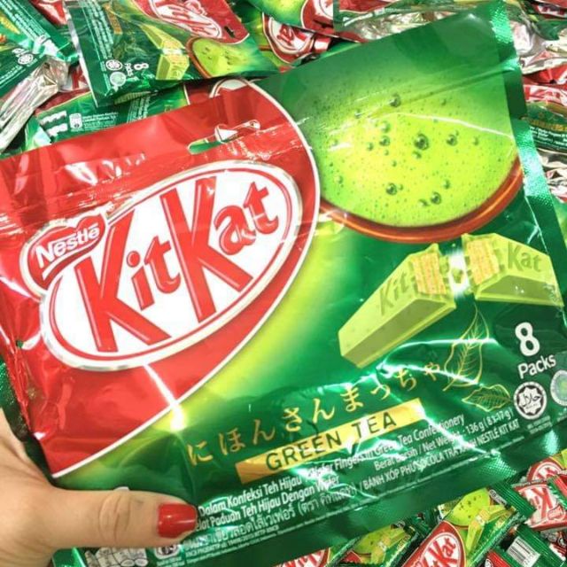 Kitkat trà xanh giá gói