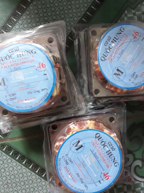 Freeship 99K - Combo 4 ruột quạt Quốc Hưng