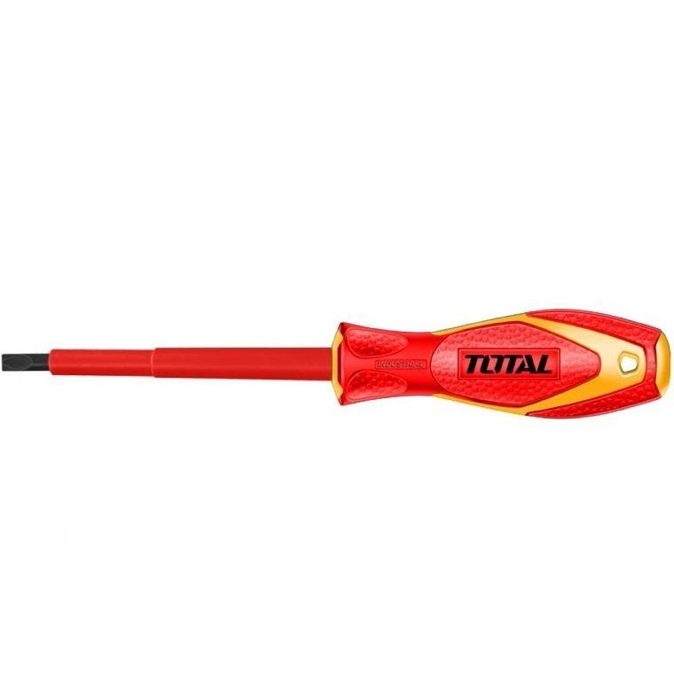 Tua vít dẹp cách điện (144/T) Total THTIS5125