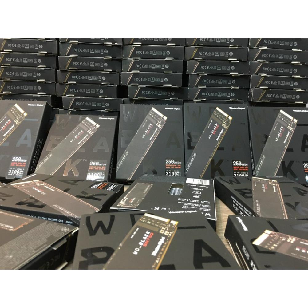 Ổ Cứng SSD 250GB 500GB 1TB WD Black SN750 NVMe M2 PCIe Gen 3 x4 2280 (WDS250G3X0C / WDS500G3X0C) | BigBuy360 - bigbuy360.vn