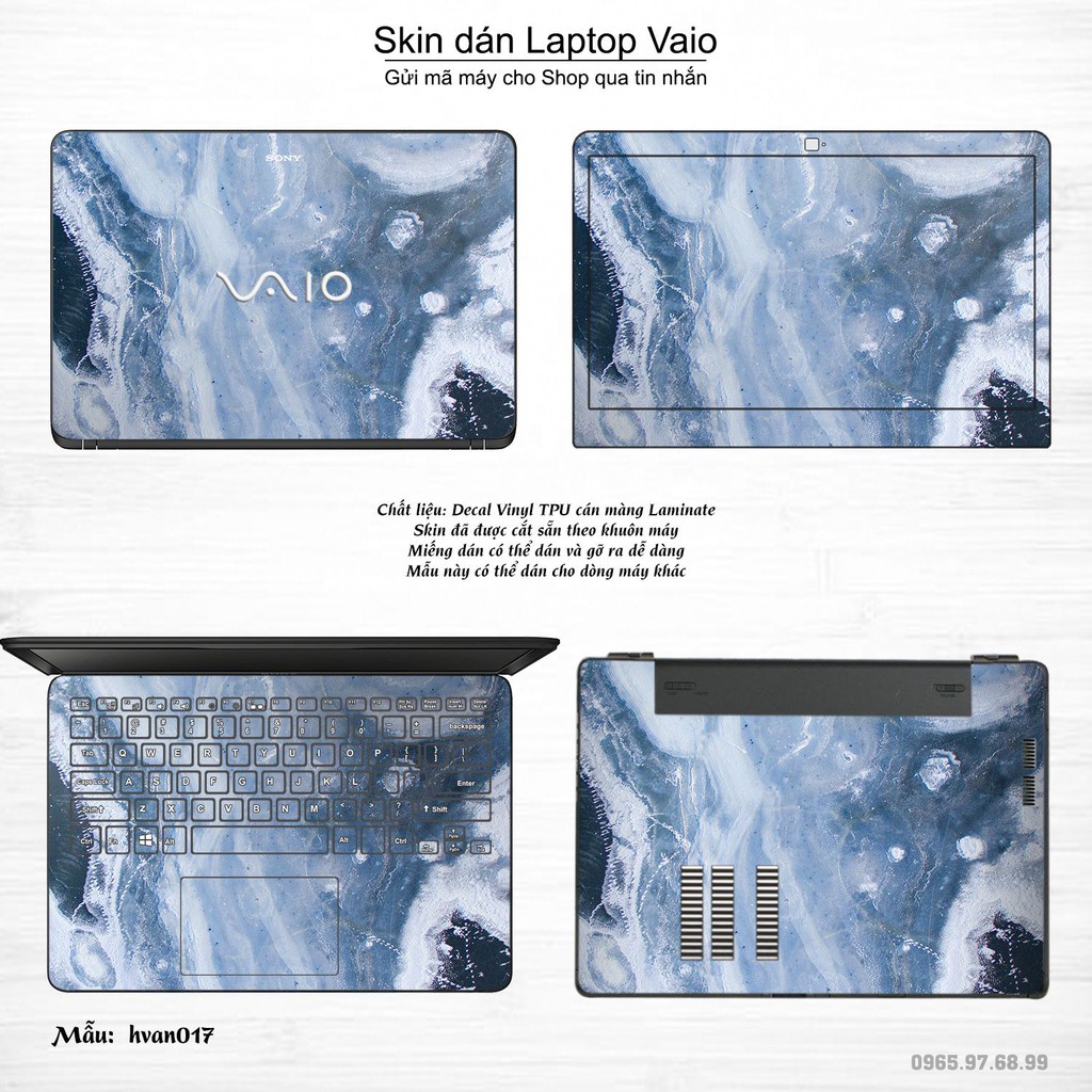 Skin dán Laptop Sony Vaio in hình Hoa văn _nhiều mẫu 3 (inbox mã máy cho Shop)