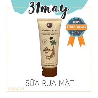 Sữa rửa mặt đông y nicos beauty chính hãng sữa rửa mặt mịn da 80gr