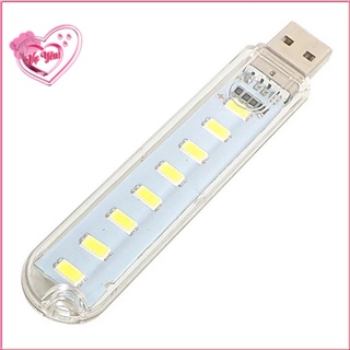 Đèn 8 bóng led siêu sáng cắm dùng nguồn usb công suất 1.4w