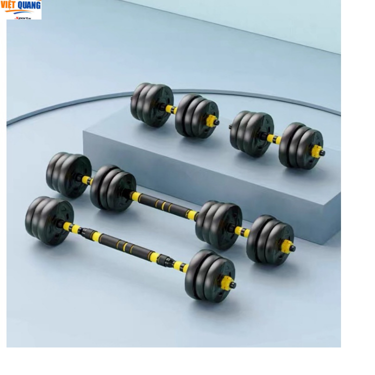 Bộ Tạ Tay 40kg Kết Hợp Tạ Đẩy tháo lắp Đa Năng Hot 2023