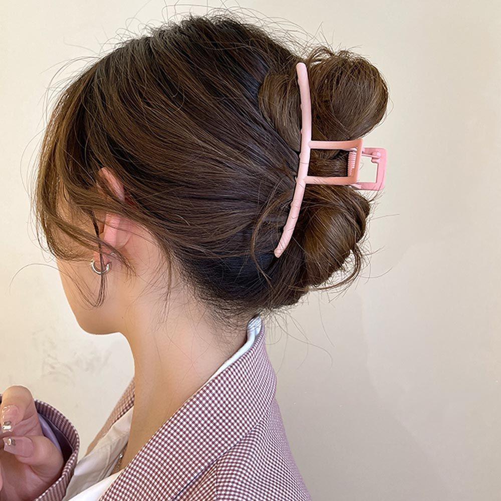 IVORY Kẹp Tóc Cá Mập Màu Gradient Thanh Lịch Cho Nữ