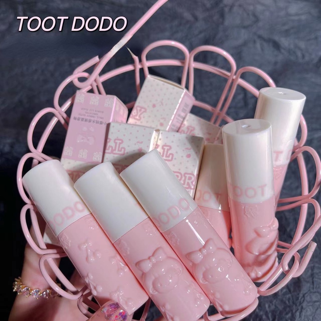 Son Môi Dưỡng Ẩm Tạo Hiệu Ứng Gương In Nổi Màu Hồng Xinh Xắn Toot Dodo