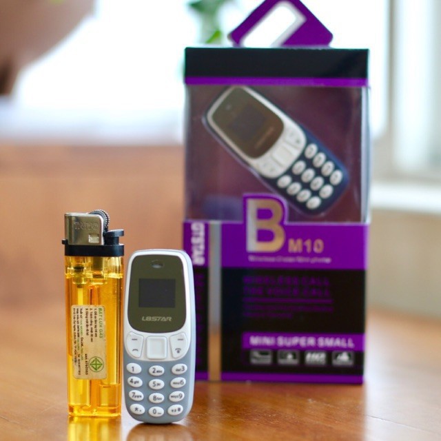 [Sốc] Điện thoại mini siêu nhỏ nokia 3310(bm10) có chức năng thay đổi giọng nói cực dễ thương-BH12 THÁNG