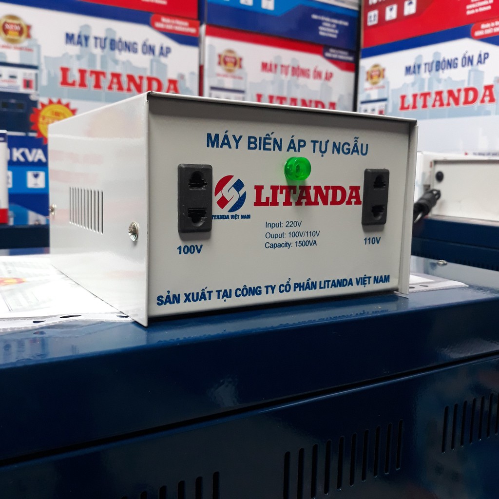 Bộ Đổi Nguồn 220V Ra 110V/ 100V 1500VA Litanda