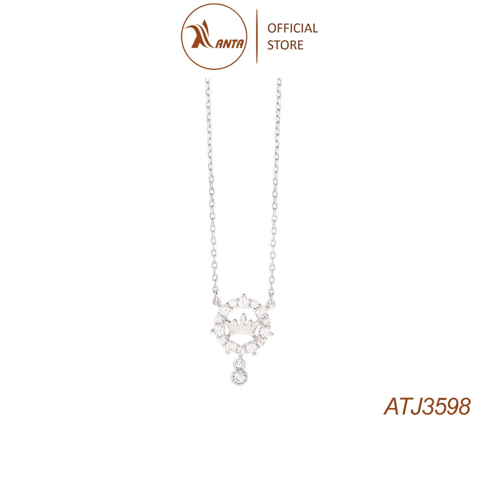 [Mã FARSBR151 giảm 100% đơn 0đ] Dây chuyền mặt hình vương miện đính pha lê sang trọng ANTA Jewelry - ATJ3598