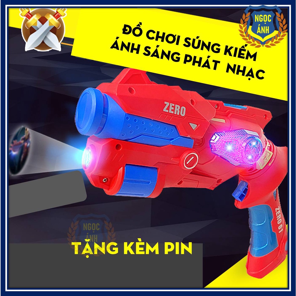 Đồ Chơi Trẻ Em Súng Biến Hình Kiếm Ánh Sáng Ba Chức Năng SS04 (Tặng Kèm Pin) - Shop Ngọc Ánh
