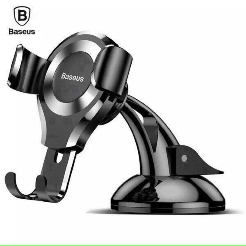 (Freeship) Bộ đế giữ điện thoại dùng trong xô tô 360 Baseus Osculum Type Gravity Car Mount (Hút chân không, Gắn Táp lô x