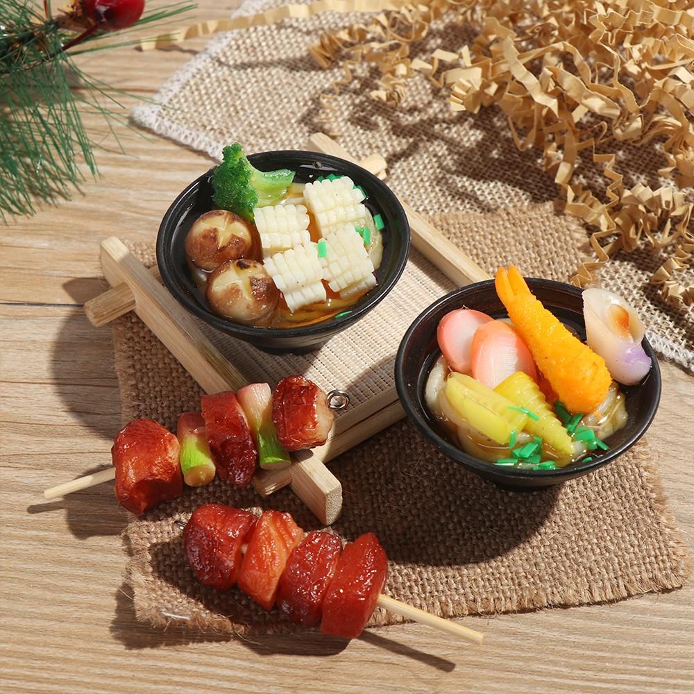 Mô hình món ăn mini dễ thương để trang trí nhà búp bê