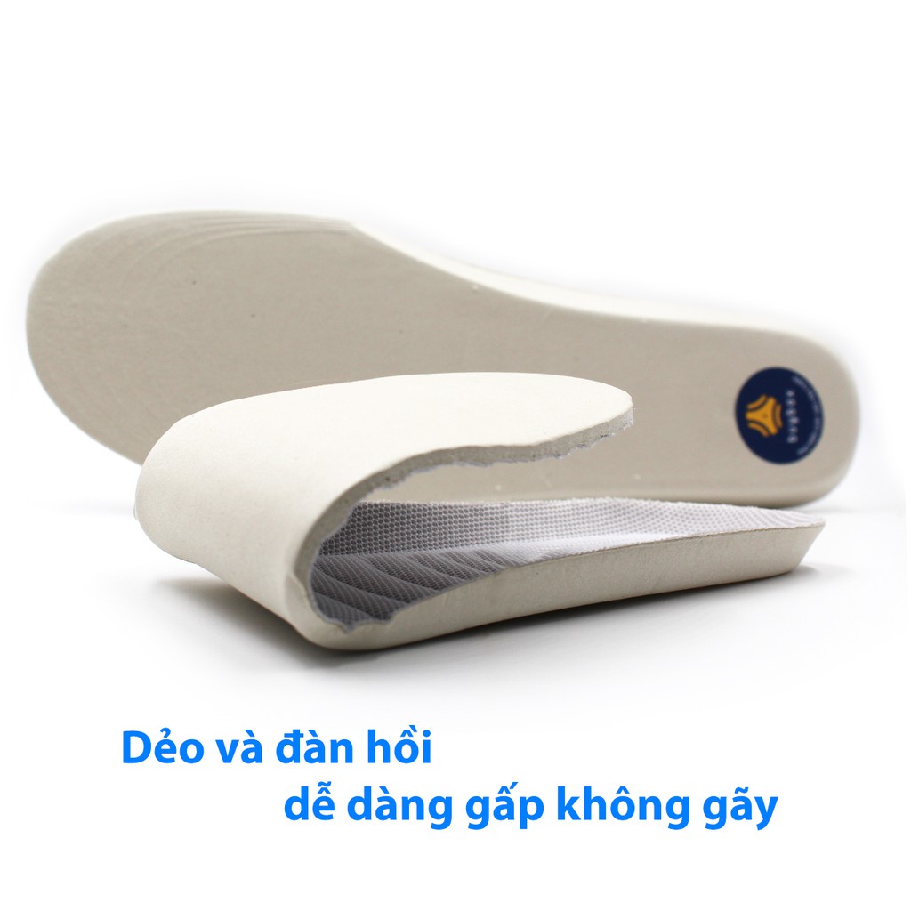 Lót giày thể thao mặt vân massage lòng bàn chân buybox BBPK06