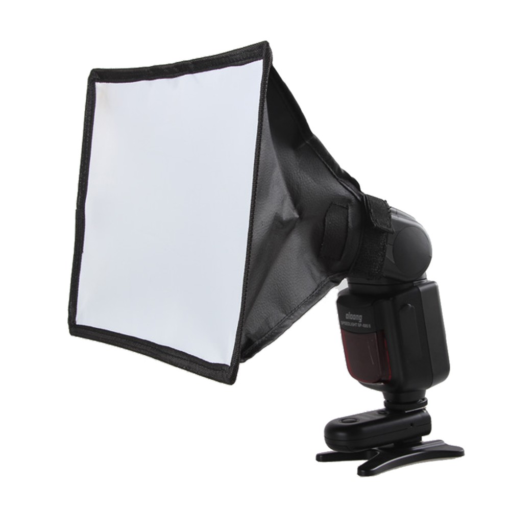 🌟Chất lượng cao nhất🍁15*17cm Universal Flash Lamp Soft Box Mini Diffuser Natural for Canon Nikon Sony