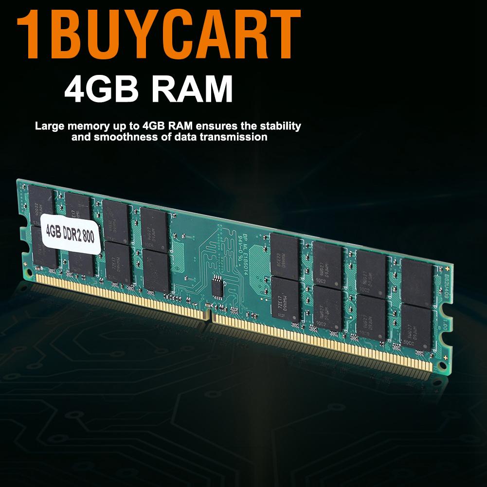 Bộ Nhớ DDR2 4GB 800MHz Dung Lượng Lớn