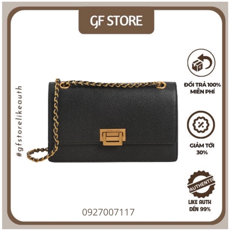 Túi Charles Keith Shoulder Bag Push Lock Code: CK2-20840219-6