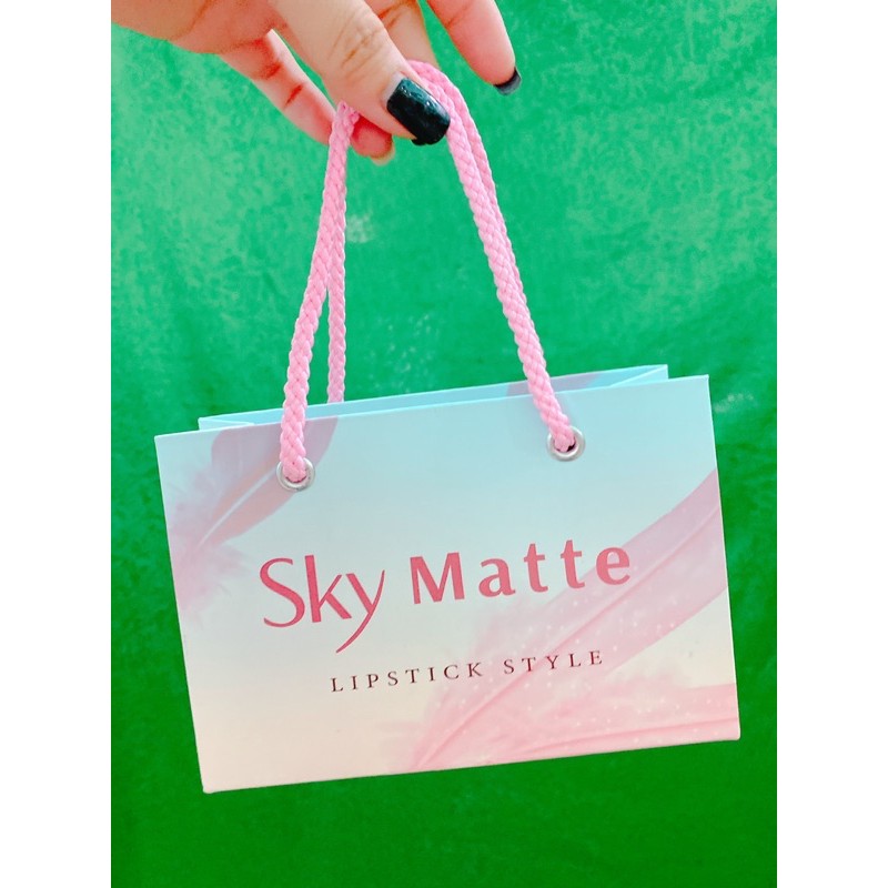 Son Kem Sky Matte Tặng kèm túi giấy siêu cưng