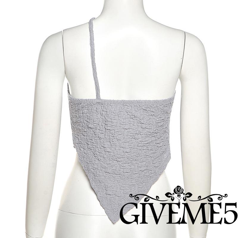 Áo Hai Dây Màu Trơn Thiết Kế Độc Đáo Thời Trang Quyến Rũ Cho Nữ