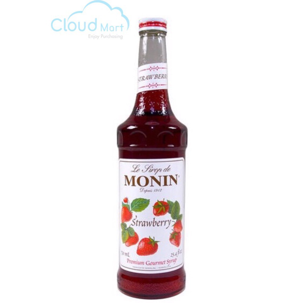 Syrup Monin Dâu giá tốt nhất thị trường - Nguyên Liệu Pha Chế Cloud Mart