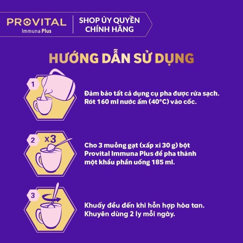 Sữa bột provital immuna Plus hộp 480g - bổ sung dinh dưỡng và canxi GIÁ KM SỐ LƯỢNG CÓ HẠN DATE T12/2023