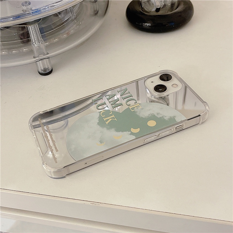 Ốp lưng iphone Ốp Điện Thoại Tráng Gương Họa Tiết Hoa Cho Iphone 11Promax 6/7/8/Plus11/xsmax/Pro Max/Mini 14pro Dinuo case