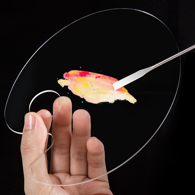 [Hàng mới về] Khay acrylic trong suốt phối màu sơn móng tay đa năng