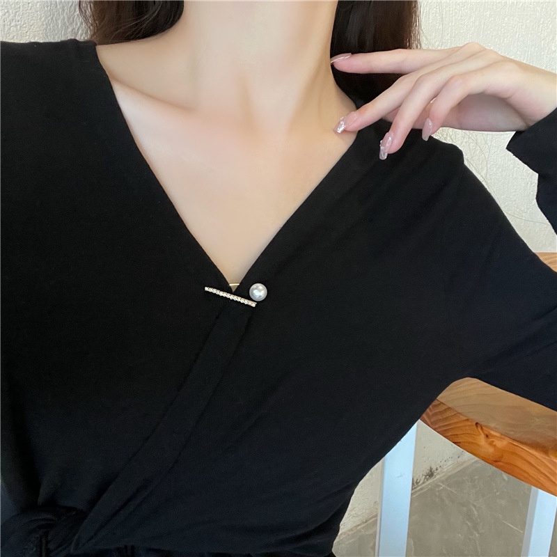 [JUNG/Jung Accessories] Ghim/kim cài áo hạt phong cách Hàn Quốc