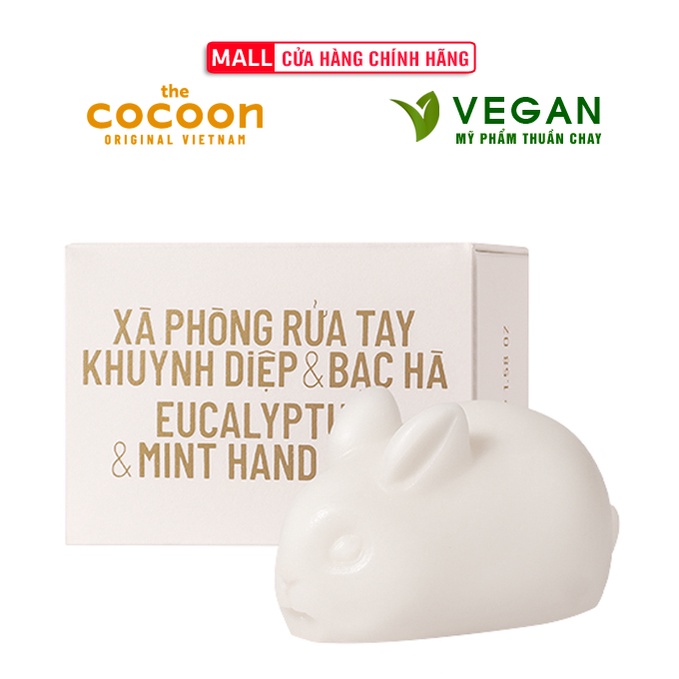 [Mã FMCGMALL -8% đơn 250K] Xà phòng rửa tay khuynh diệp &amp; bạc hà cocoon 45g