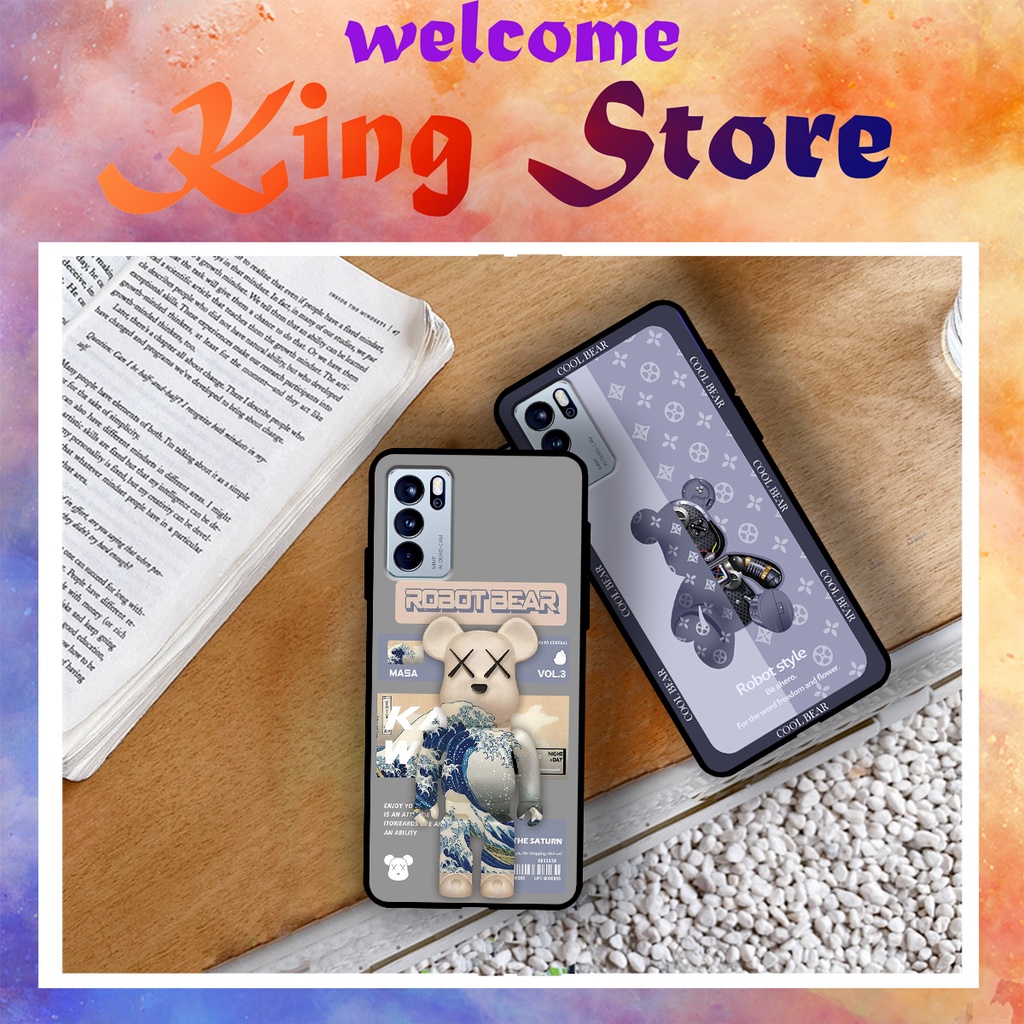 [Sale] Ốp lưng Oppo Reno 4/Reno 4 Pro/Reno 5/Reno 6/Reno 6Z in hình RobotBear hot nhất 2022