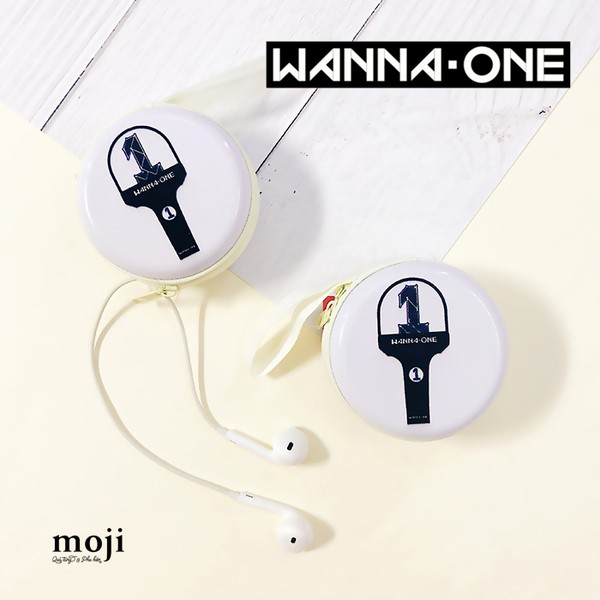 Đựng Tai Nghe Idol Tròn Lightstick Wanna One 7cm.