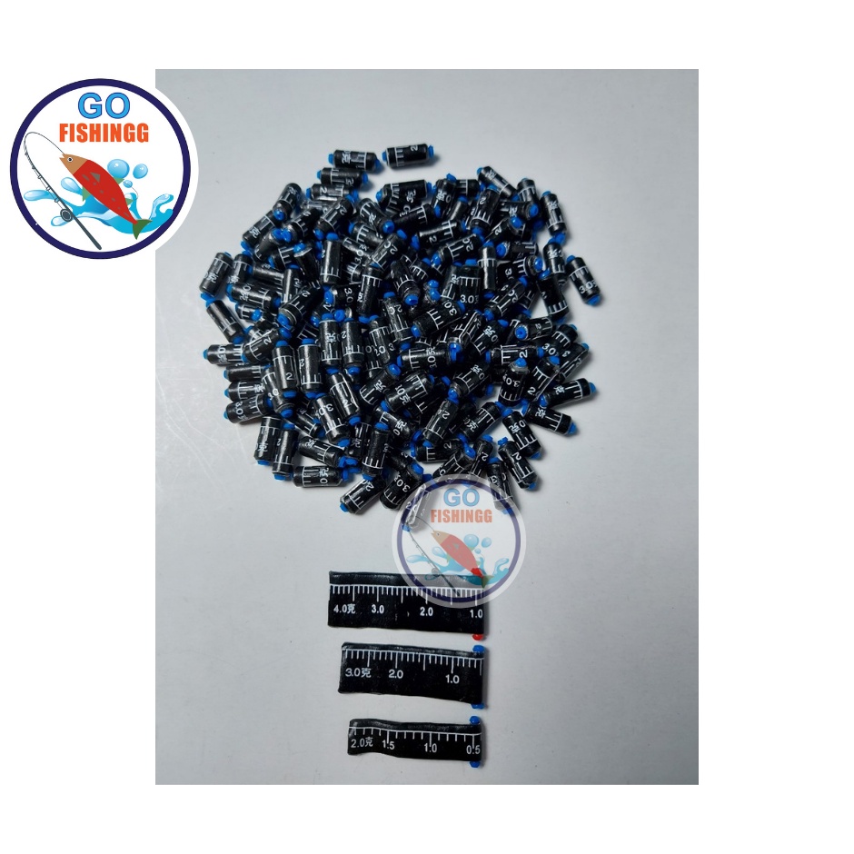 Combo Chì cuộn câu đài có thanh quấn chì/ Cuộn chì lá câu đài 2g-3g-4g
