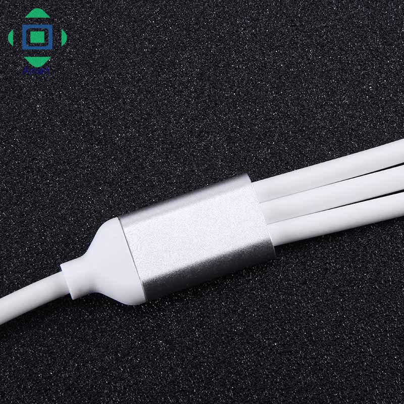 Cáp sạc truyền dữ liệu USB loại C 1.2m 3 trong 1 cho iPhone Samsung Xiaomi nhiều màu lựa chọn | BigBuy360 - bigbuy360.vn