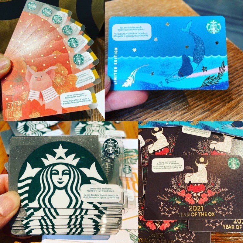 Thẻ Starbucks Việt Nam chưa kích hoạt