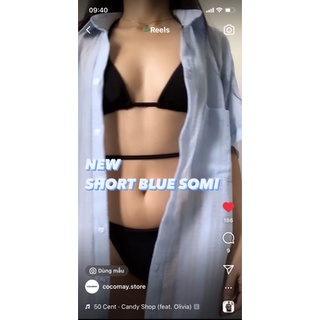 Áo Somi xuyên thấu Oversize