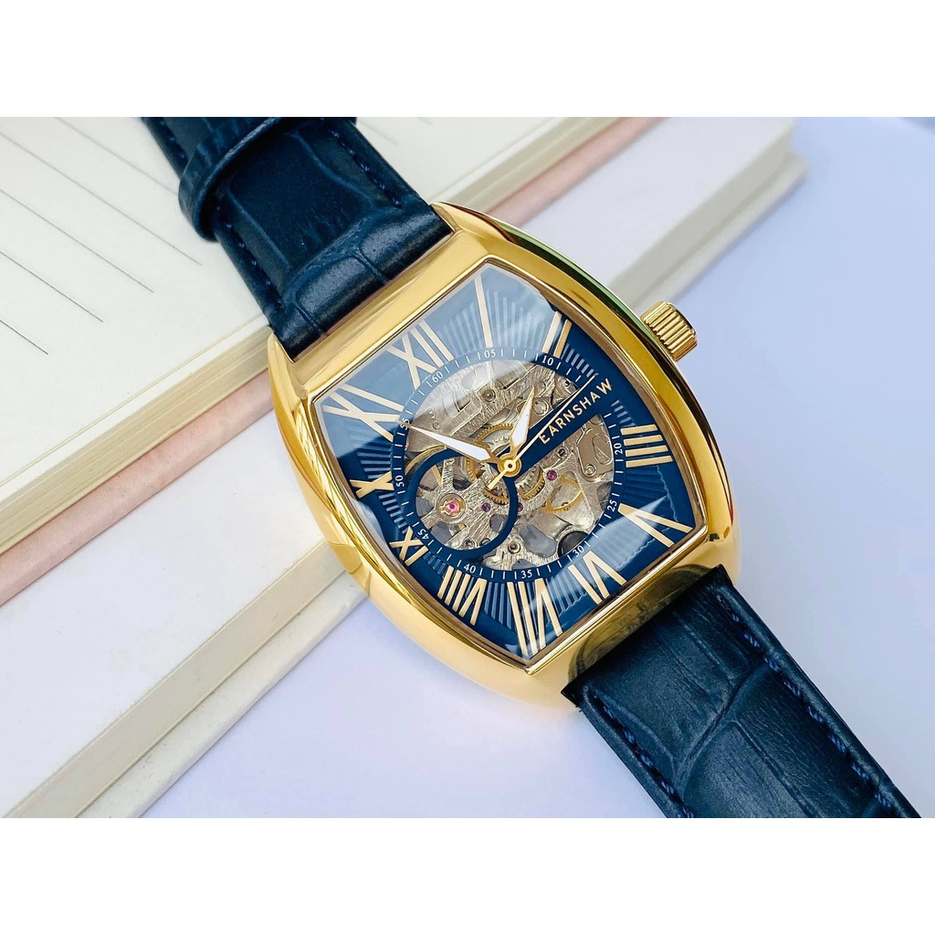 Đồng hồ nam mặt chữ nhật Thomas Earnshaw ES-8148-05 - Tinh hoa đến từ Anh Quốc