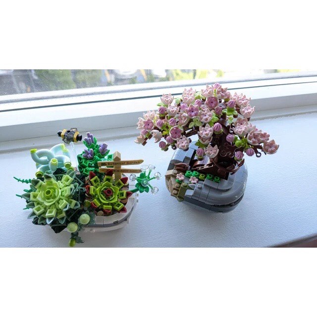 Xếp hình hoa Cây Sen Đá mini-1660