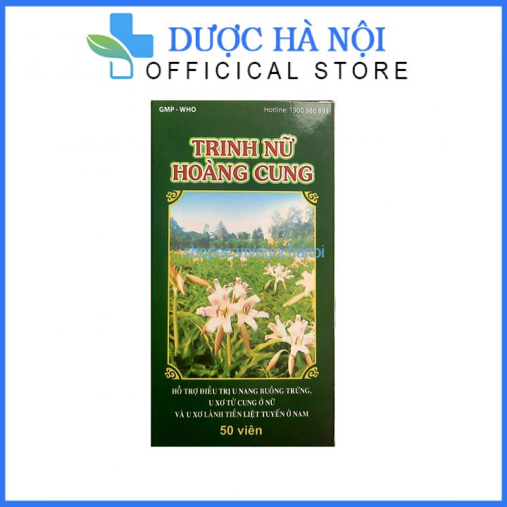 Viên uống trinh nữ hoàng cung bổ huyết điều kinh,  giảm kích u xơ tử cung, u nang buồng trứng, u xơ tuyến tiền liệt – Hộ