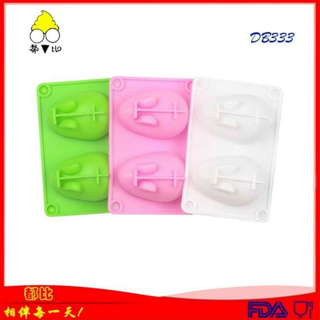 Khuôn Silicon Làm Pudding, Thạch, Bánh Hình Thỏ