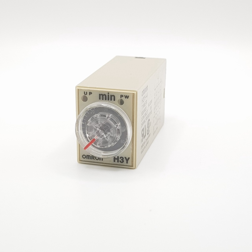 Relay thời Gian H3Y-4, H3Y-4 220V 60M, rơ le thời gian, timer hẹn giờ. H3Y-4/H3Y-2, rơ le 220v 60 phút