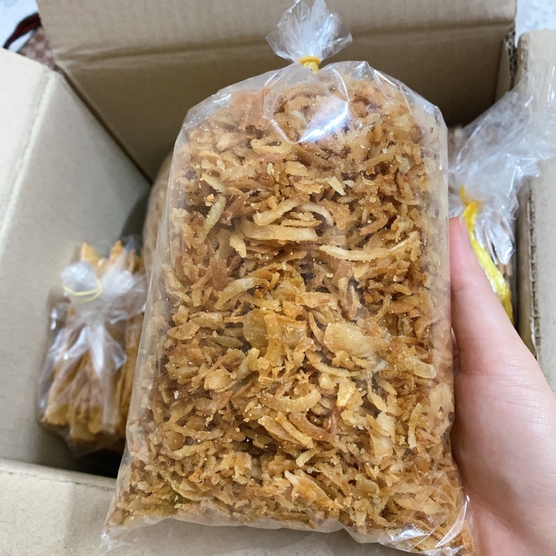 100G Hành Phi Nhà Làm Loại Ngon Nhất Siêu Thơm Giòn Không Trộn Bột Dùng Chung Bánh Tráng