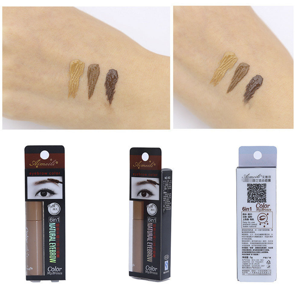 (Hàng Mới Về) Kem Trang Điểm Lông Mày Tự Nhiên Ba Chiều Chống Nước Cho Nữ | BigBuy360 - bigbuy360.vn