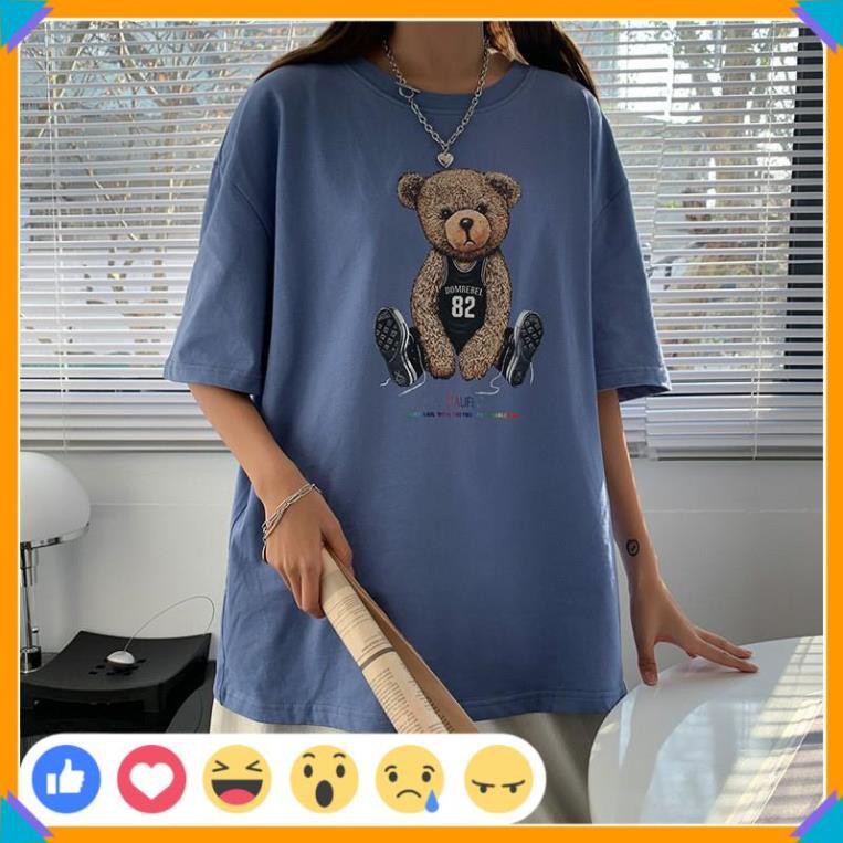 🎁SALE 50%🎁 Áo Thun Thời Trang Unisex , Áo Thun Nam Nữ Hình Gấu 82 Đáng Yêu | BigBuy360 - bigbuy360.vn