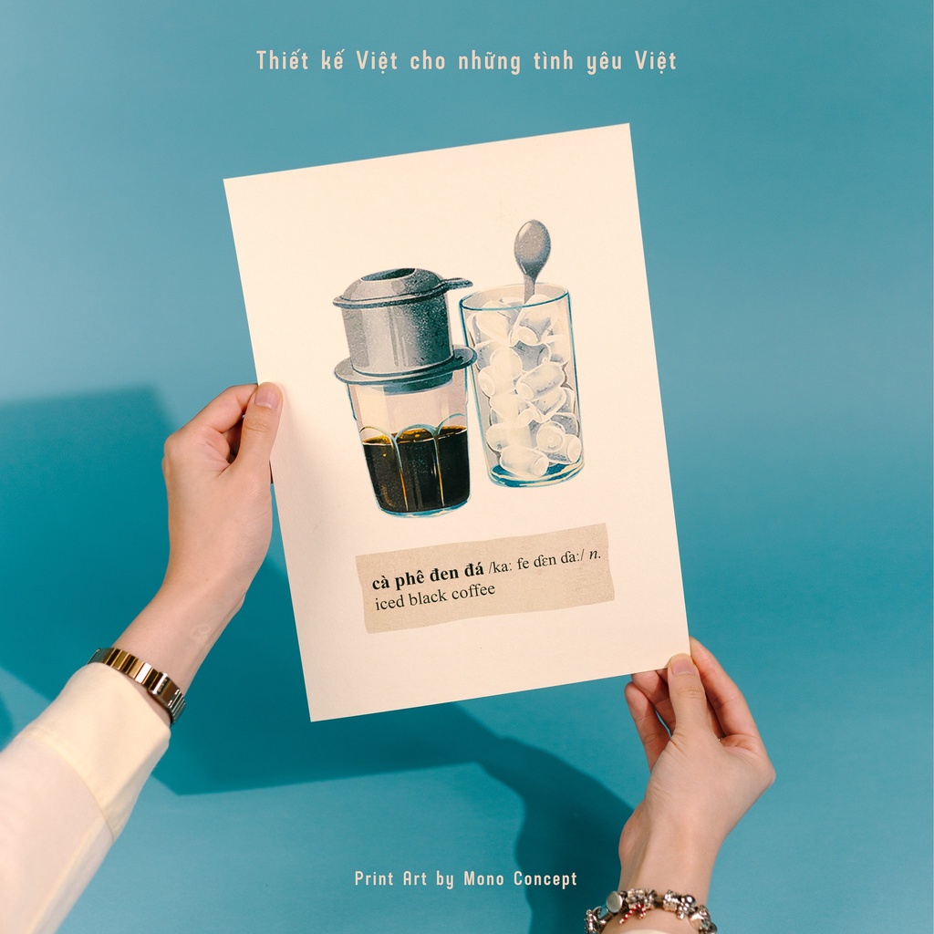 Poster tranh hình ảnh/món ăn Việt Nam