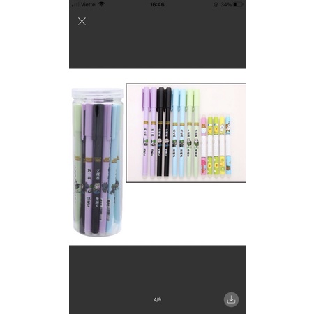 Combo 10 bút nước có thể xoá