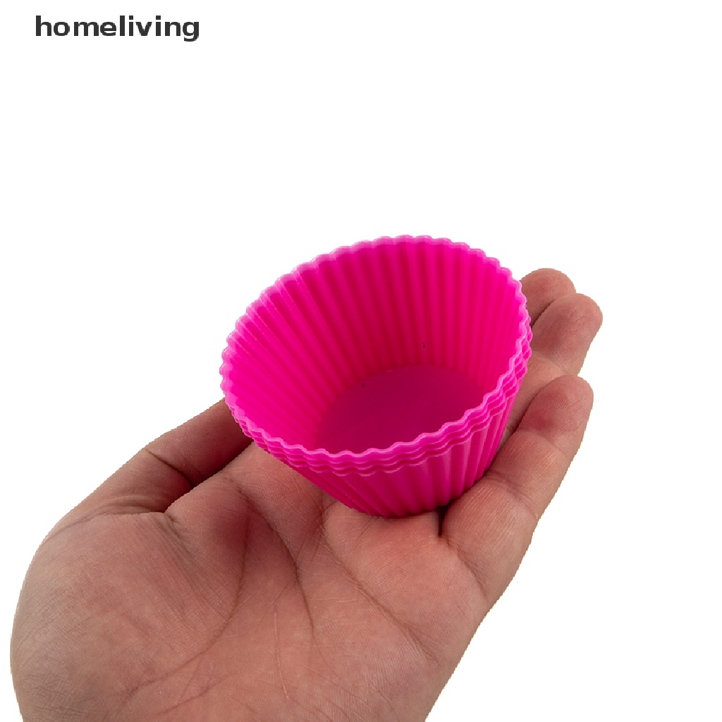 Bộ 4 Khuôn Silicone Làm Bánh Muffin Tiện Dụng
