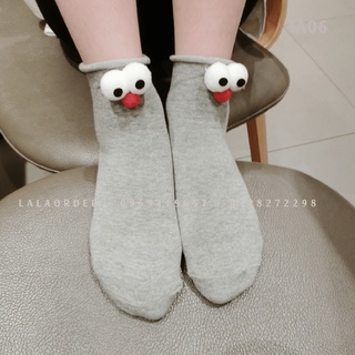 Tất cổ cao mắt lồi đủ màu trendy độc lạ TA06 - LALA ORDER