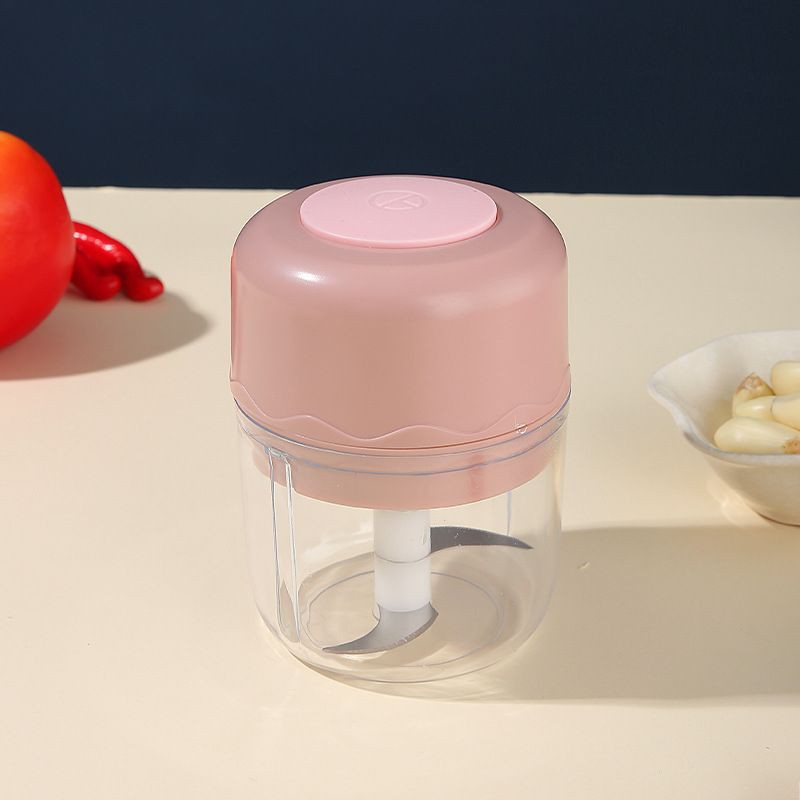 Máy Xay Tỏi Ớt Cầm Tay Mini Dung Tích 250ml, Máy Xay Thịt, Rau Củ Quả Đa Năng Tiện Dụng Kèm Dây Sạc