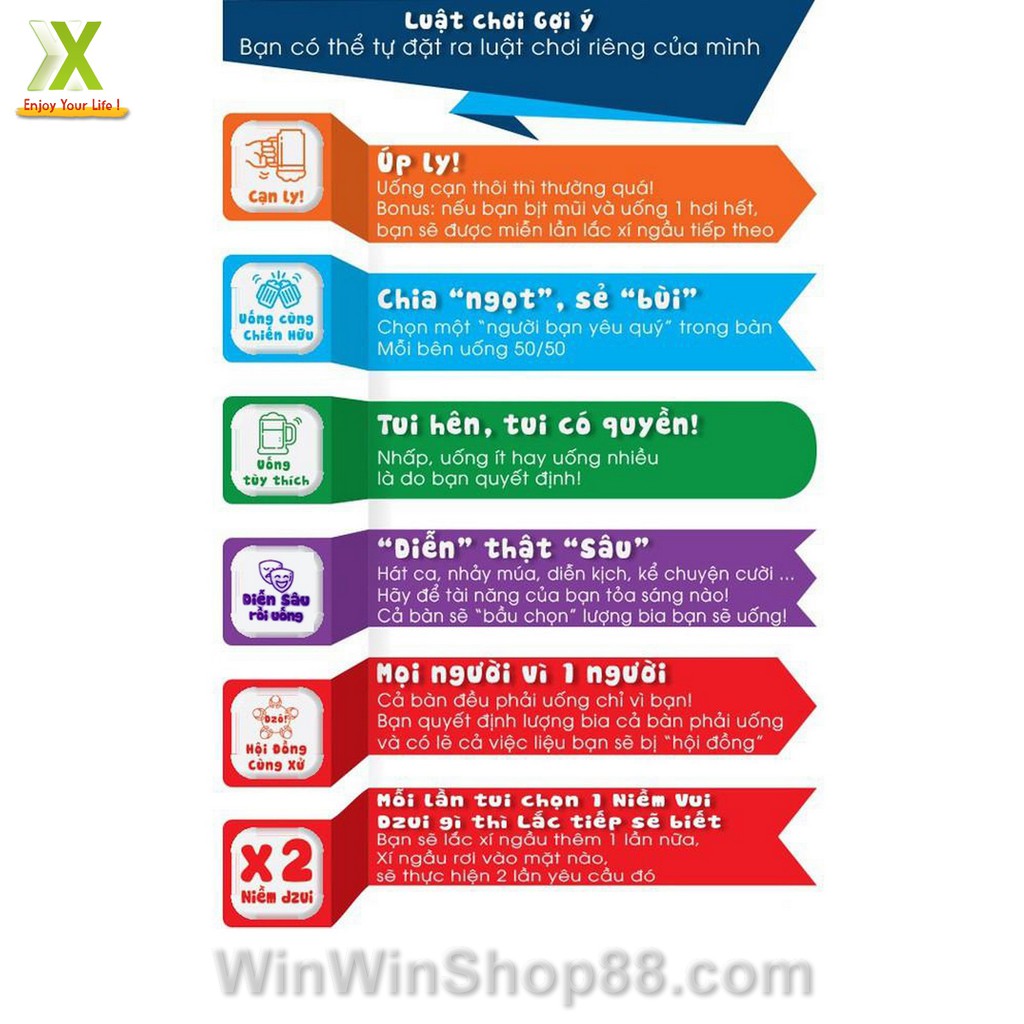 Xí ngầu ăn nhậu vui nhộn, chơi ăn nhậu uống bia vui nhộn phiên bản tiếng Việt - Do_luu_niem
