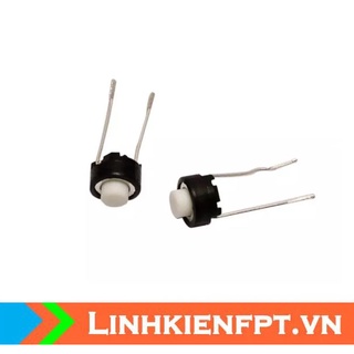 Nút Nhấn 2 Chân Màu Trắng